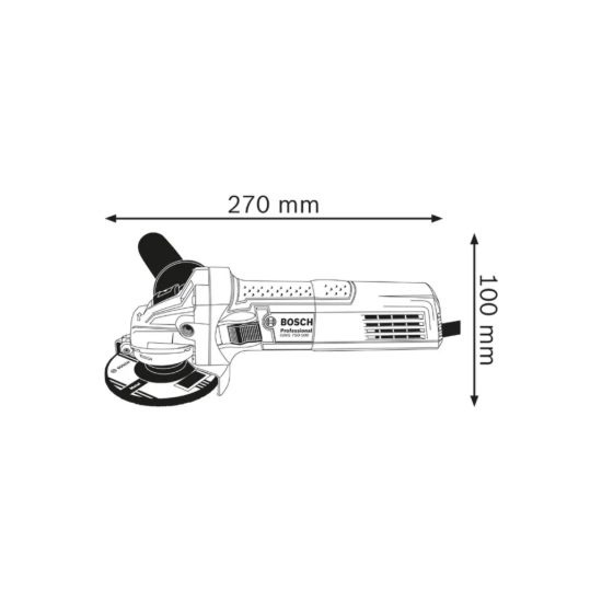 Imagem de GWS 750 Rebarbadora 750W disco Ø125mm + cx. cartão