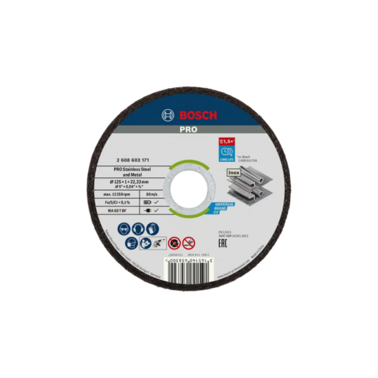 Imagem de Disco de corte Pro Stainless Steel and Metal - Ø 125mm