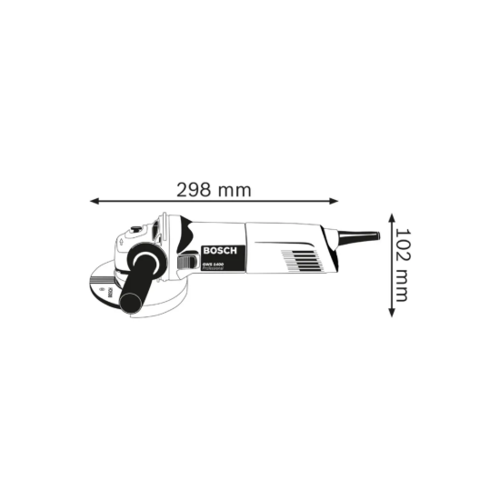 Imagem de GWS 1400 Rebarbadora 1400W disco Ø125mm + cx. cartão