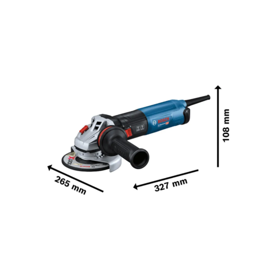 Imagem de GWS 17-125S Rebarbadora 1700W disco Ø125mm + cx. cartão