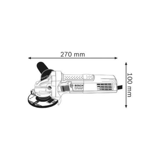 Imagem de GWX 750 Rebarbadora 750W disco Ø125mm X-Lock + cx. cartão