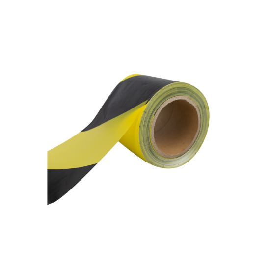 Imagem de Fita sinalizadora amarelo/preto, 200m