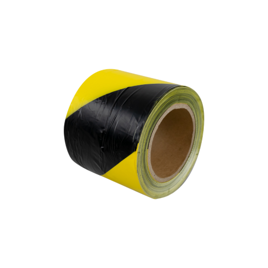 Imagem de Fita sinalizadora amarelo/preto, 200m